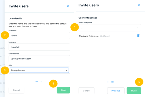 user details
